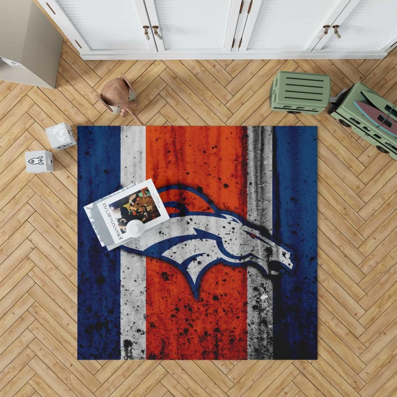 Denver Broncos Excellent Nfl Team Rug