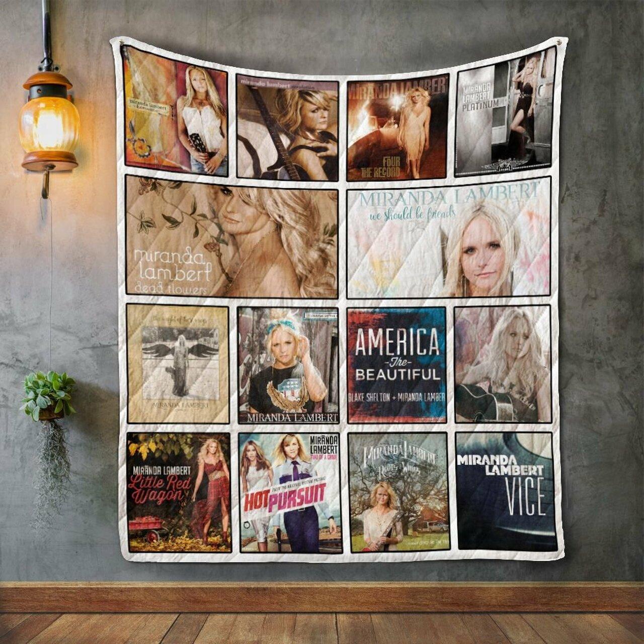 Miranda Lambert Album Co Quilt Blanket