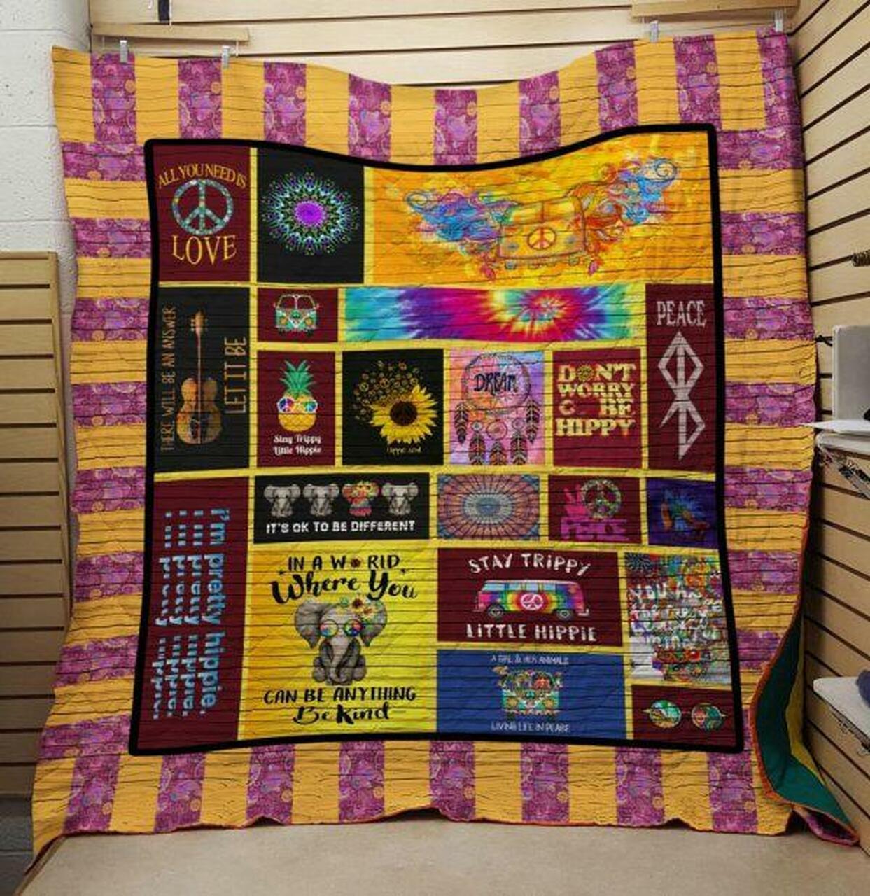 Hippie 190223032 Quilt Blanket Quilt