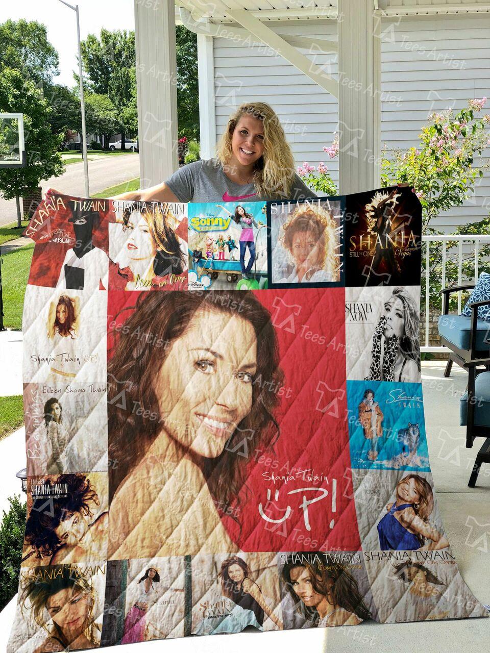 Shania Twain Quilt Blanket 01263