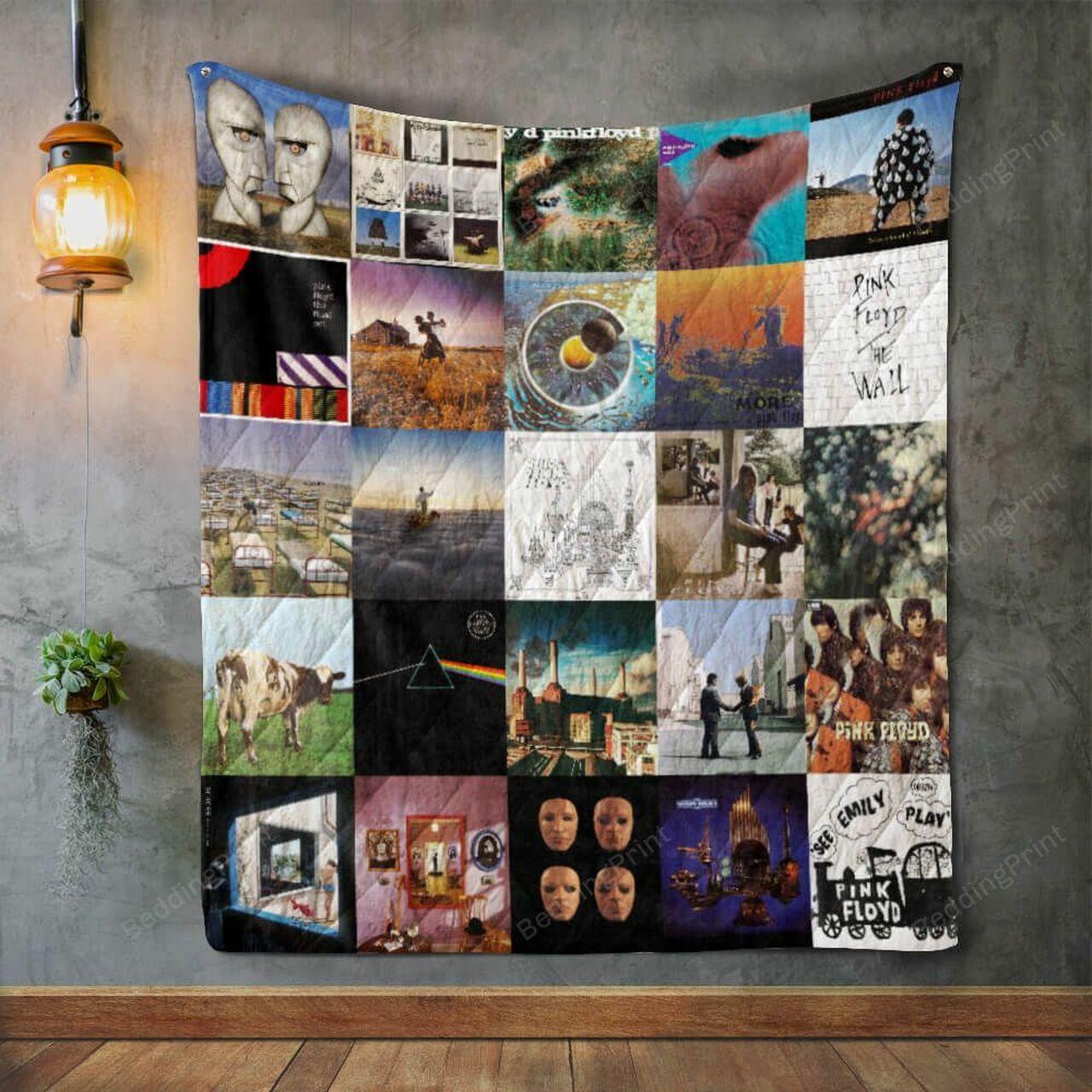 Pink Flotyle 2 Album Co Quilt Blanket