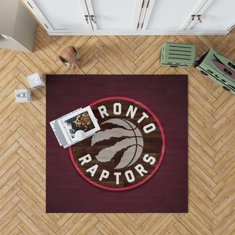 Exciting Nba Basketball Team Toronto Raptors Rug