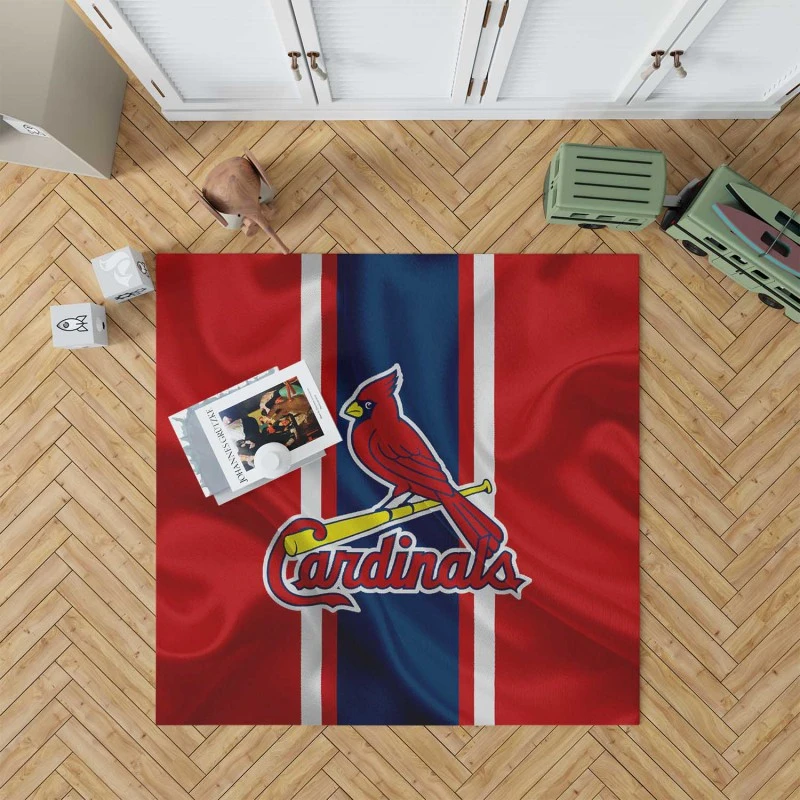 Exciting Baseball Team St Louis Cardinals Rug