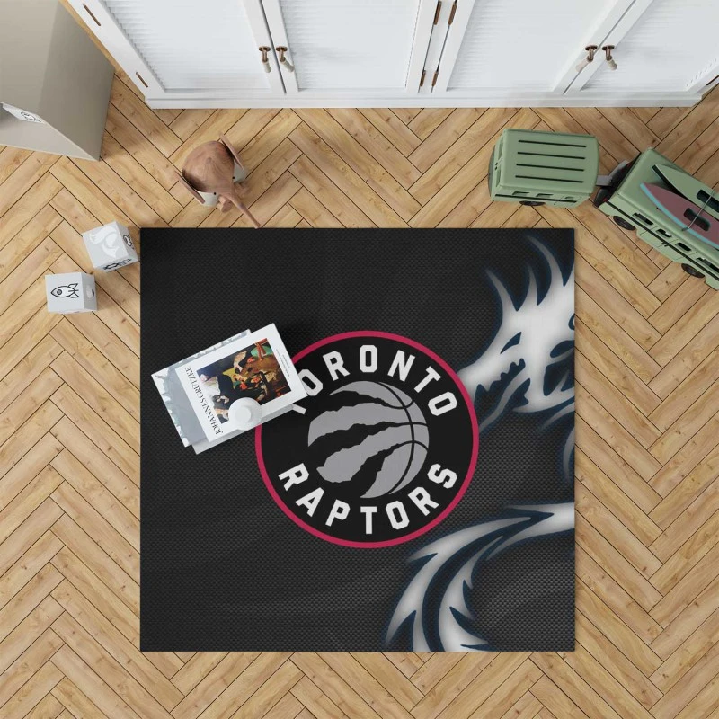 Energetic Nba Basketball Team Toronto Raptors Rug
