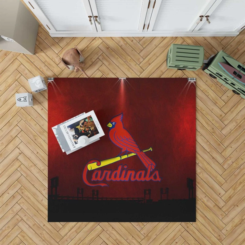 St Louis Cardinals Baseball Mlb Logo Rug