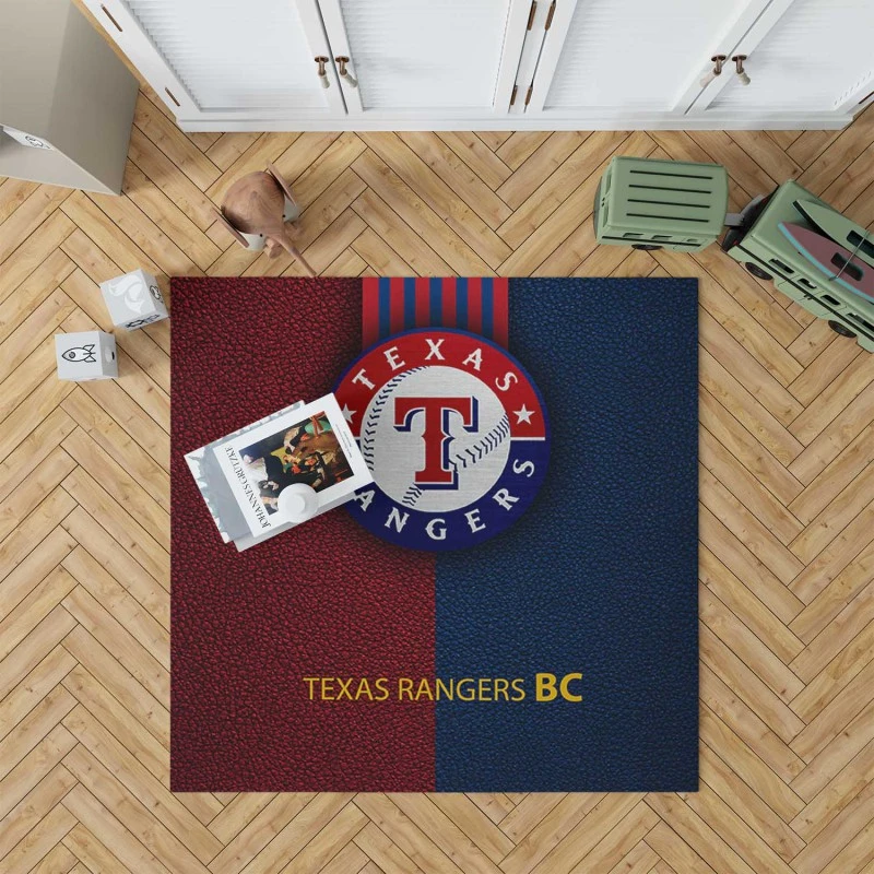 Texas Rangers Popular Mlb Team Rug