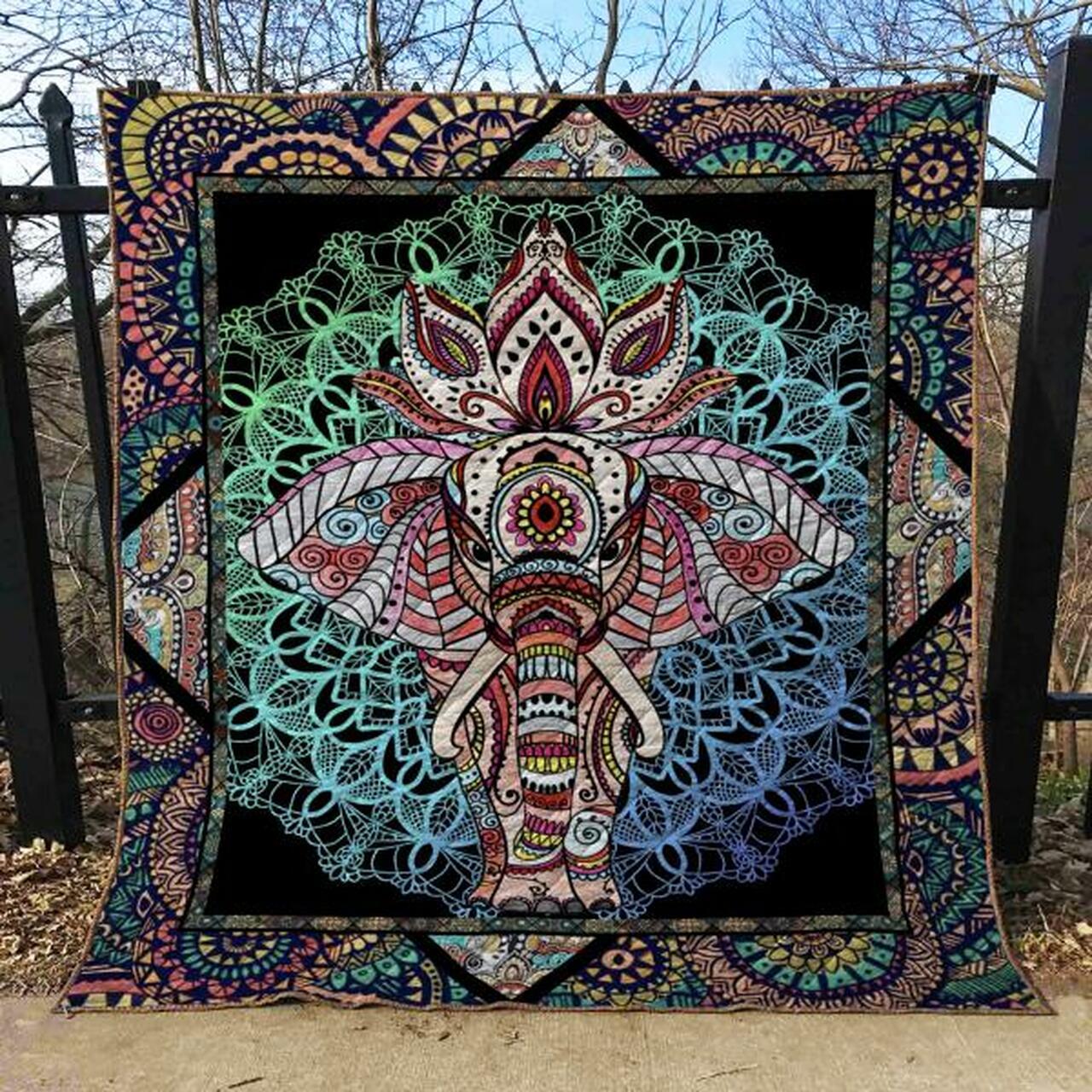 Hippie Quilt Blanket Ver 33 Quilt