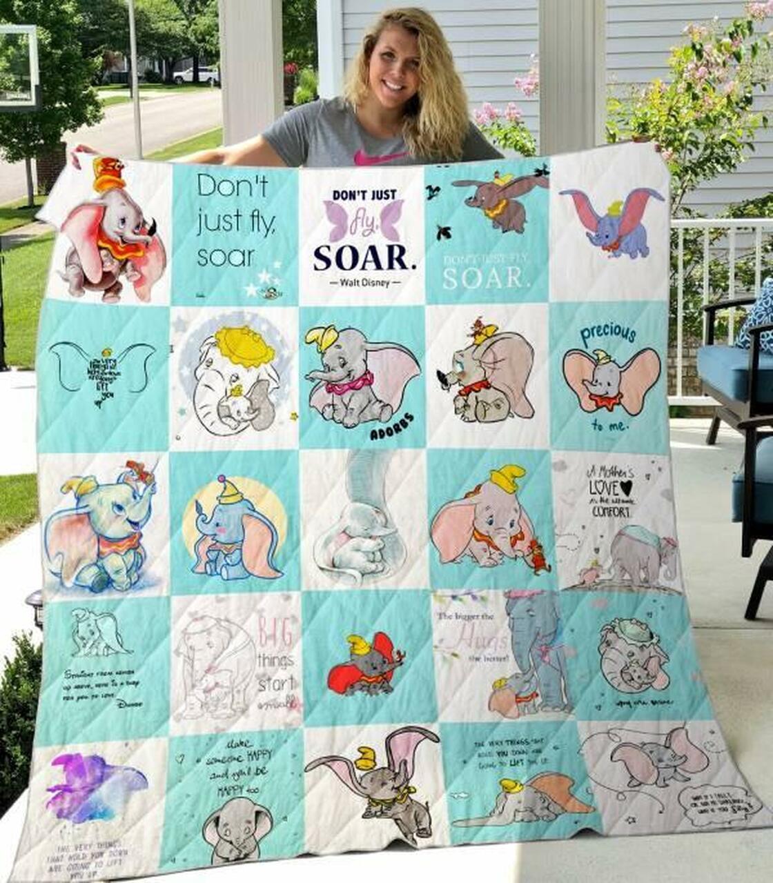 Dumbo Quilt Blanket M160643 Quilt