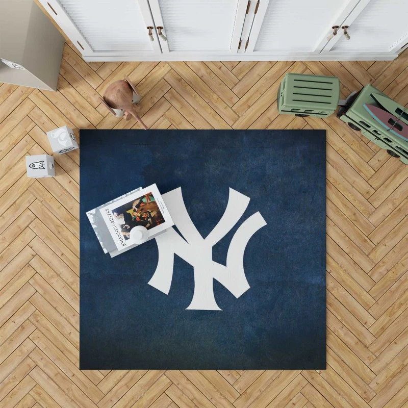 Official Mlb Baseball Club Yankees Rug