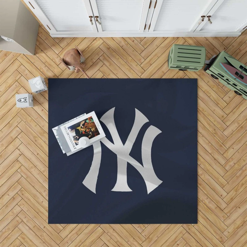 New York Yankees Graceful Mlb Team Rug