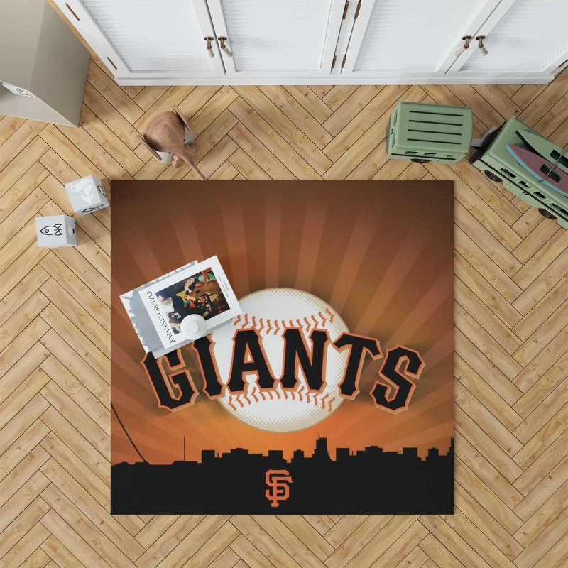Popular Mlb Team San Francisco Giants Rug