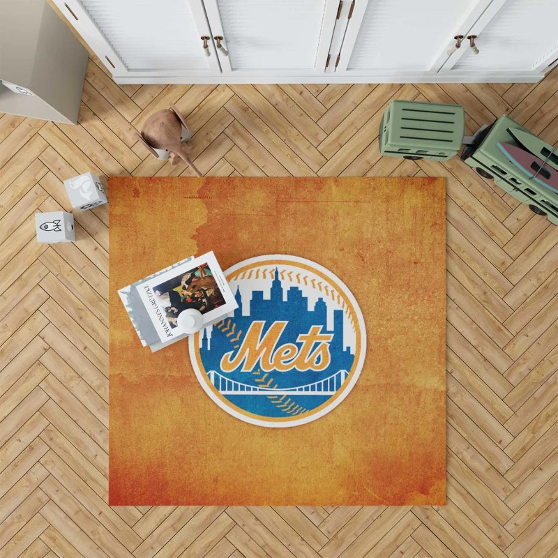 New York Mets Excellent Mlb Baseball Club Rug
