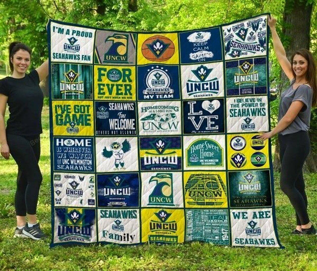 Unc Wilmingteah 2 Quilt Blanket