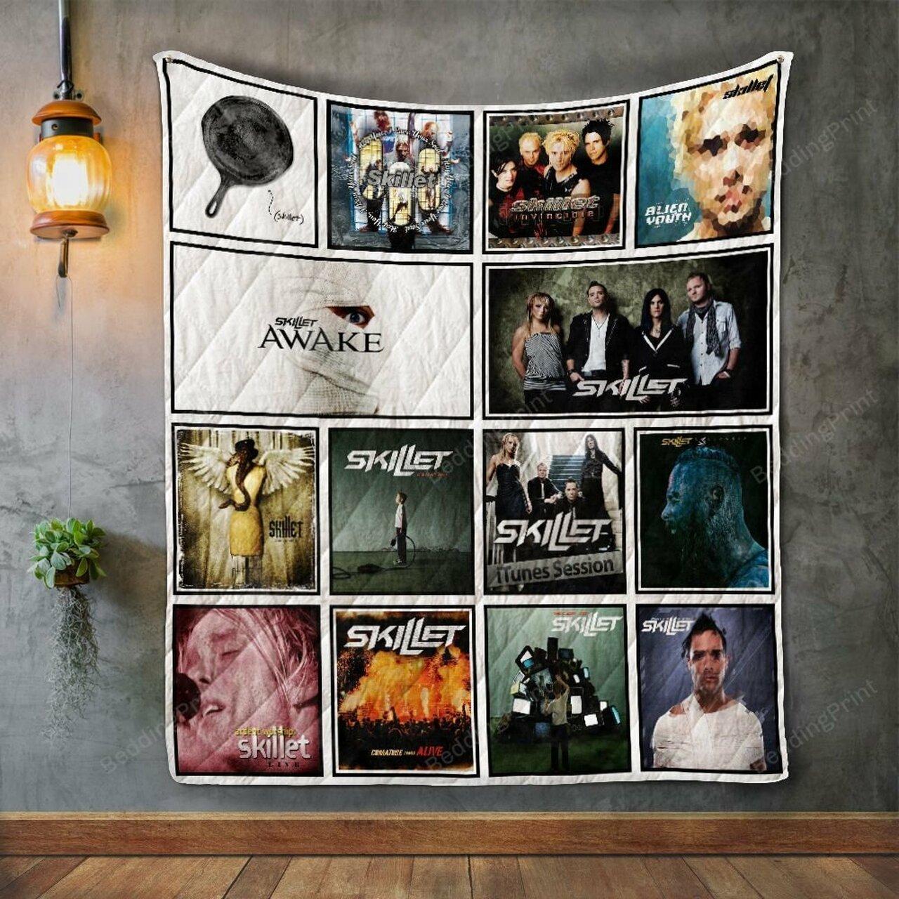 Skillet Album Co Quilt Blanket