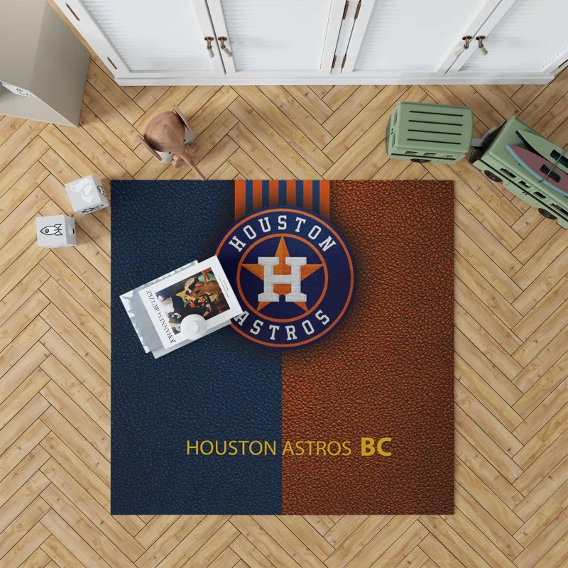 Houston Astros Professional Mlb Baseball Club Rug