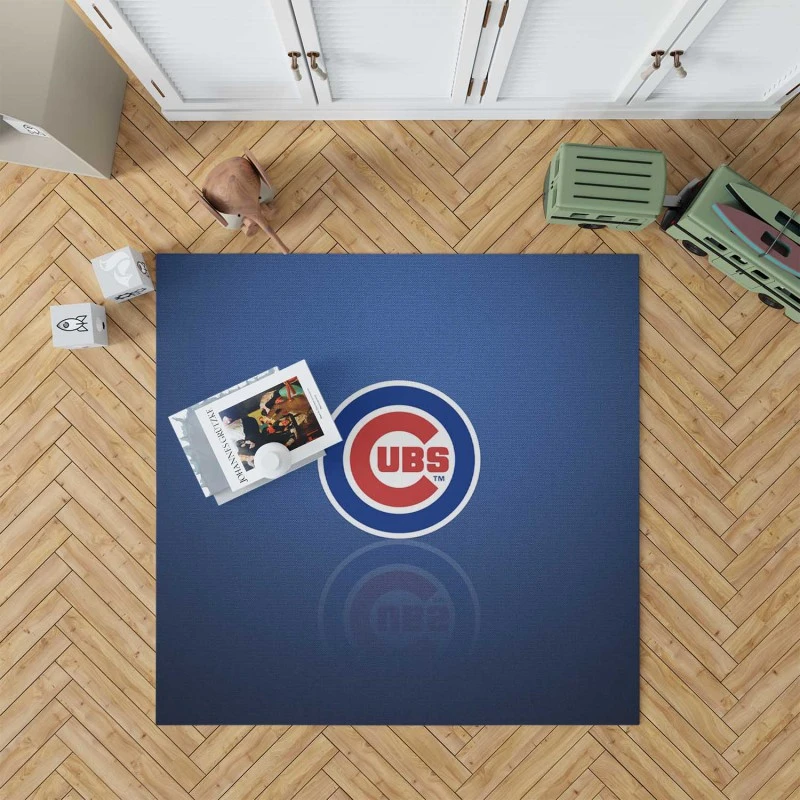 Popular Mlb Baseball Club Chicago Cubs Rug
