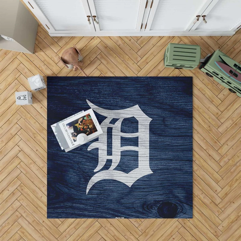 Detroit Tigers Professional Mlb Player Rug