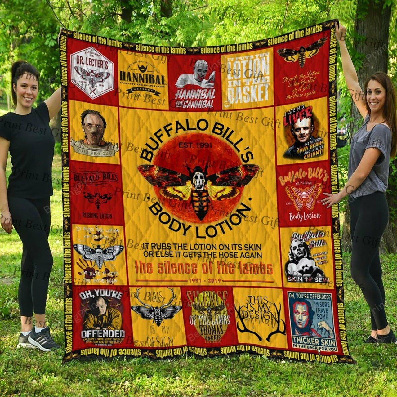 Tilence Of The Lter Quilt Blanket
