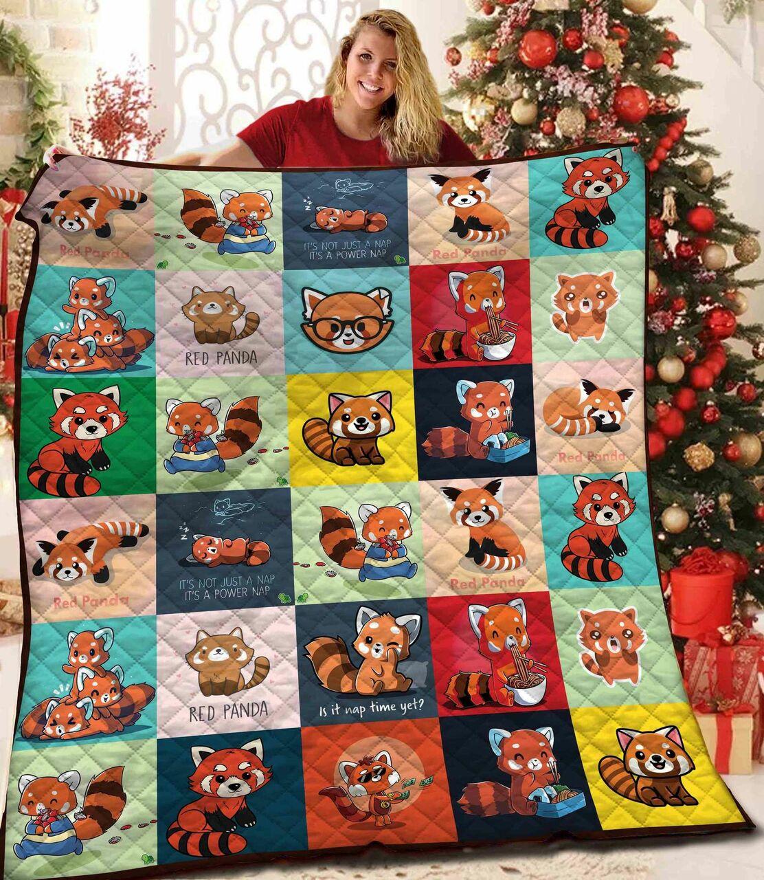 Red Panda Quilt Blanket Bbb251007Mh
