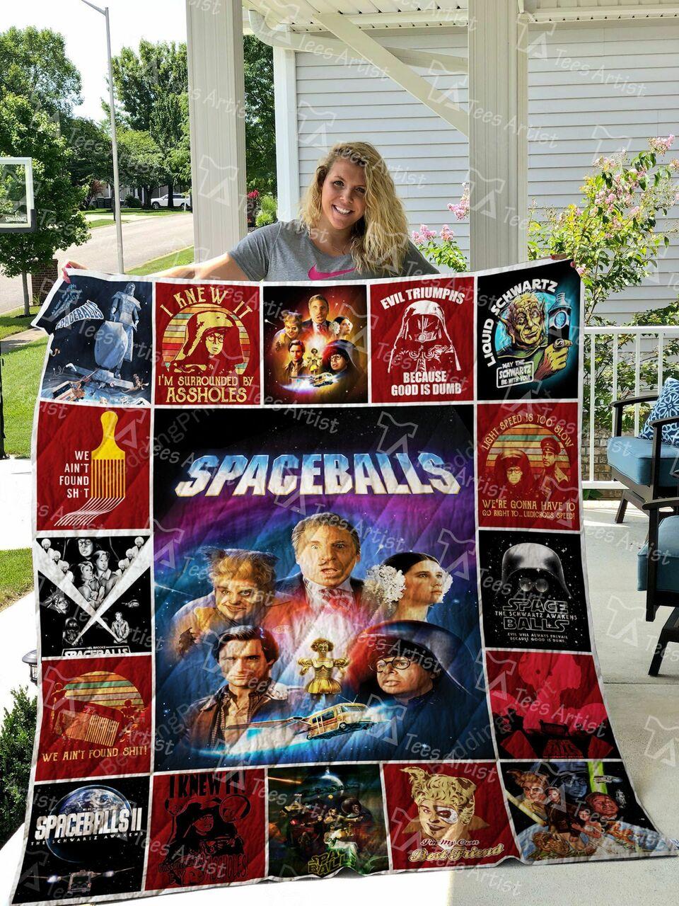 Spaceb Quilt Blanket
