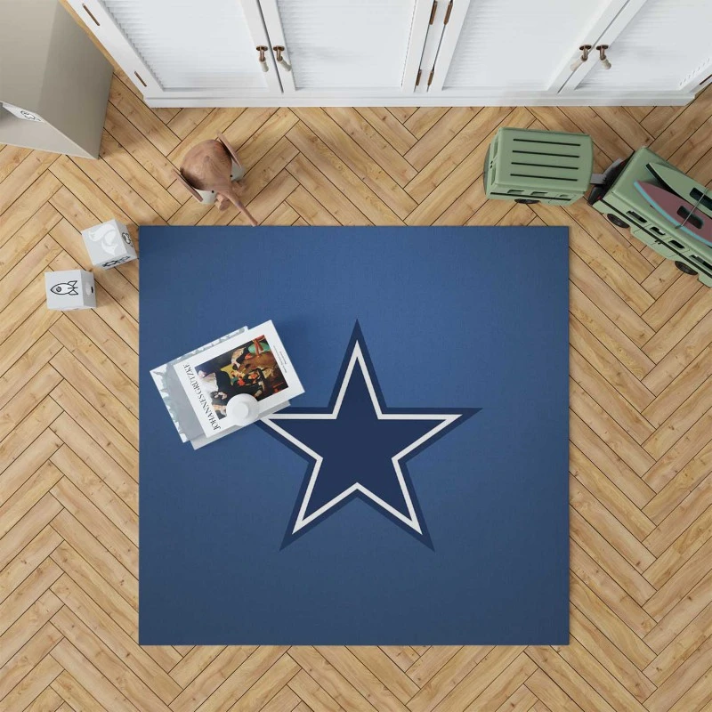 Dallas Cowboys Professional American Football Team Rug