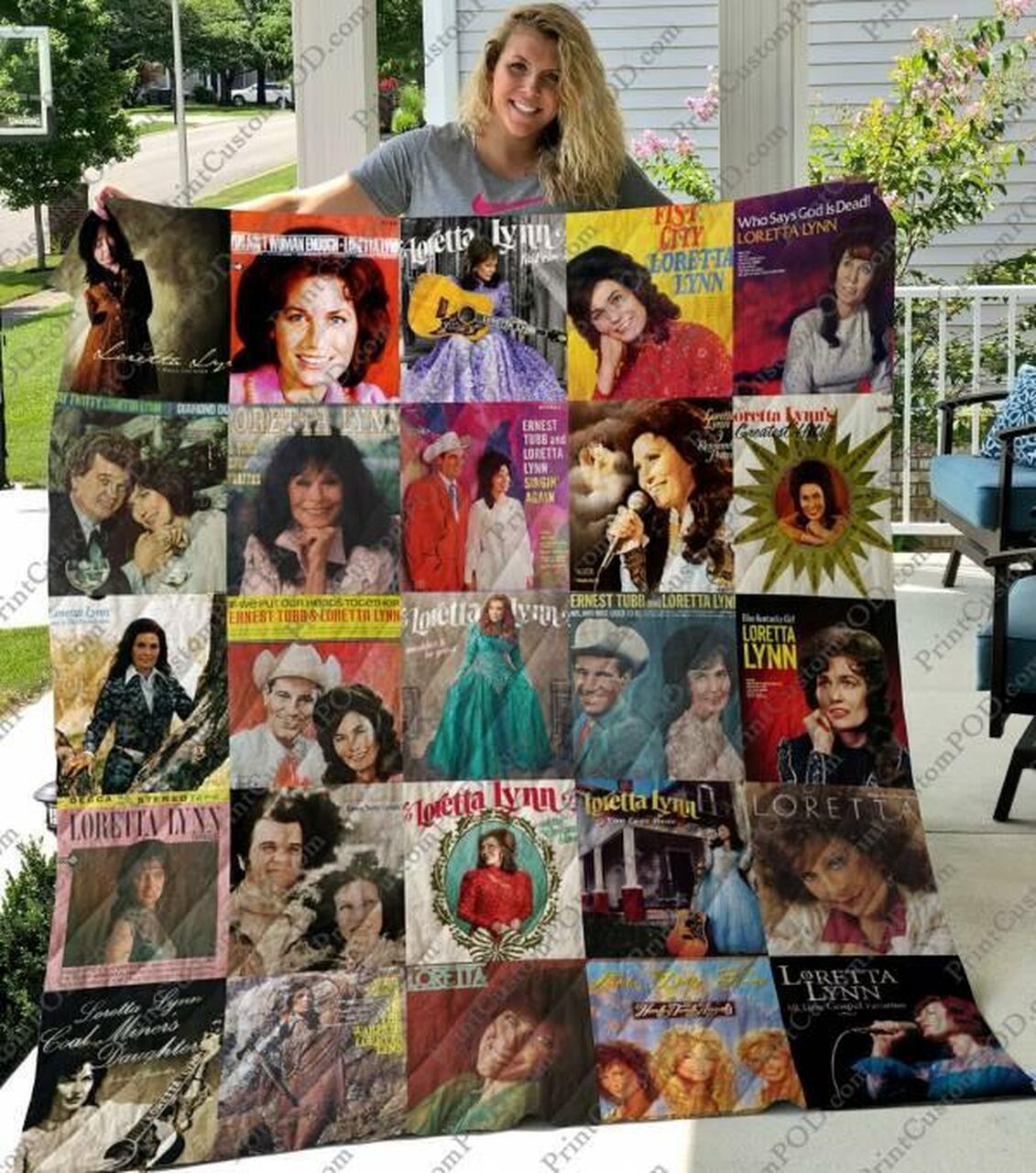 Loretta Lynn Quilt Blanket Limited Quilt Blanket