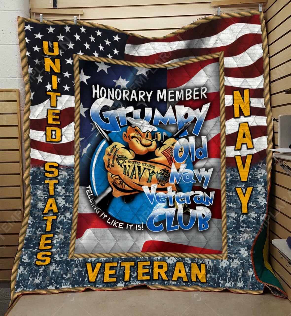 Us Navy Blanket Htt-Qct00033 Quilt