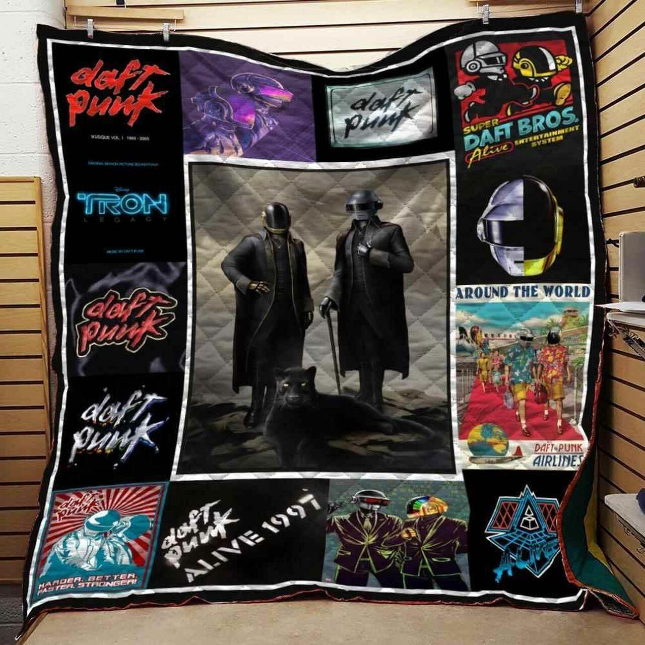 Daft Punk Collage Blanket Th0907 Quilt