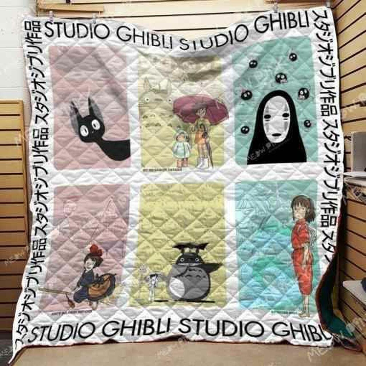 Ghibli Totoro Chihiro Kiki Blanket Th0907 Quilt