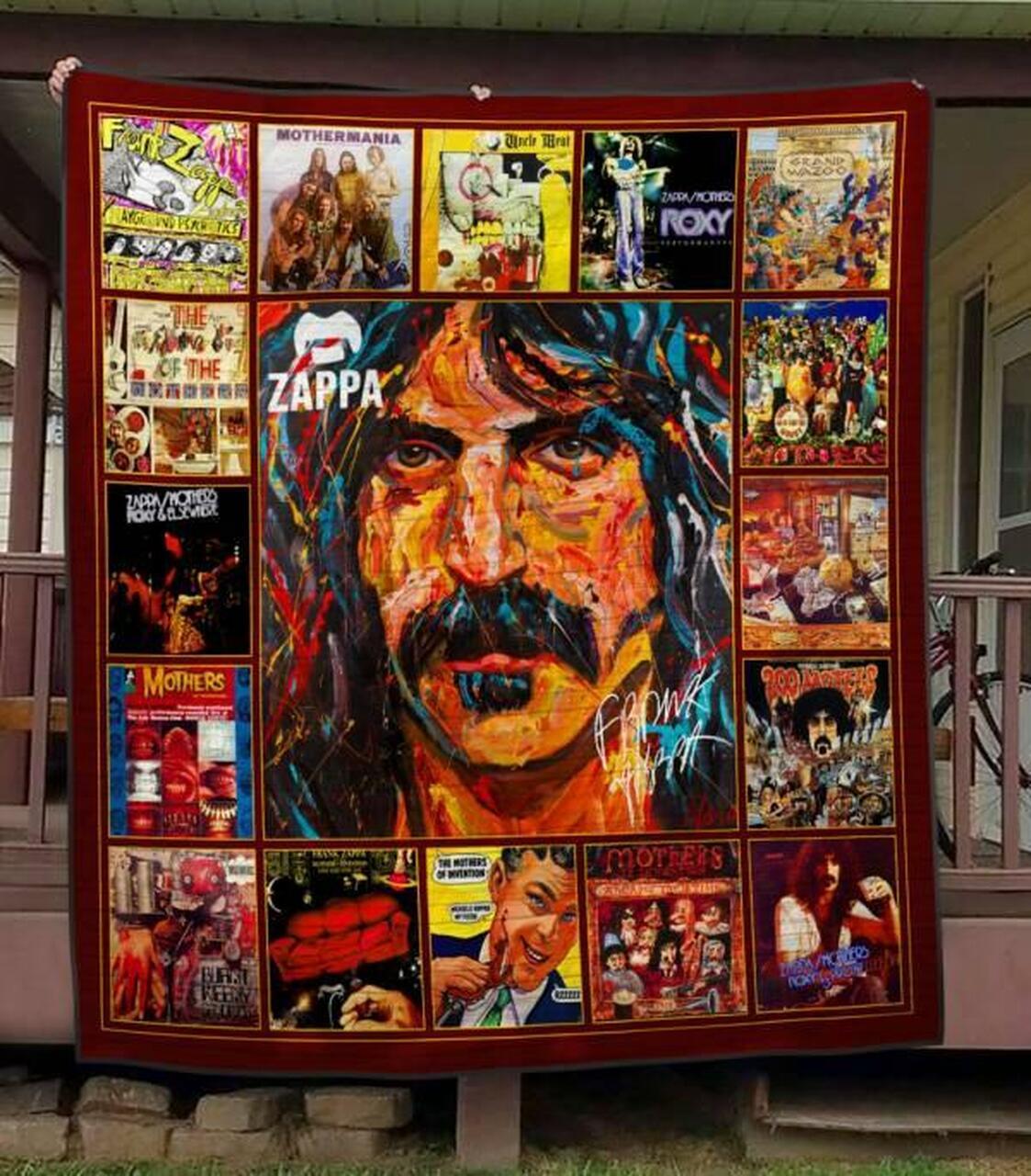 Frank Zappa Quilt Blanket Hvt030608 Quilt