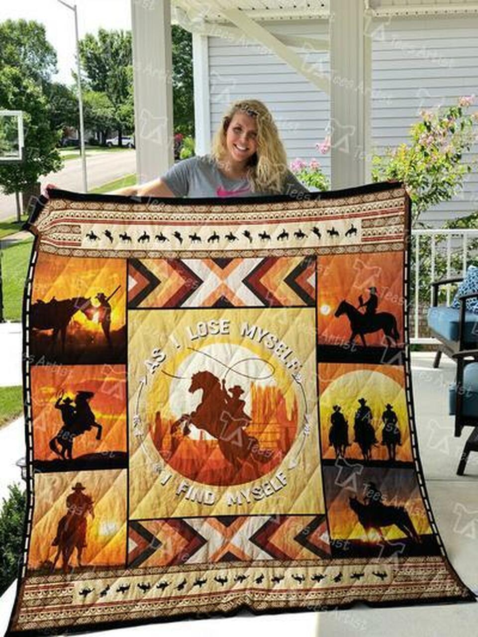 Rodeo Cowboy Quilt Blanket 01289 Quilt