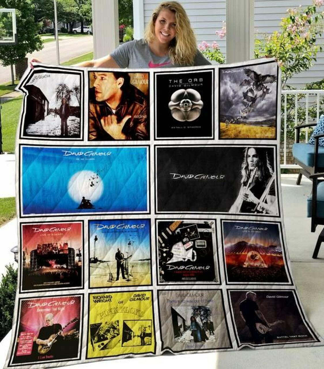 David Gilmour Quilt Blanket Limited Quilt Blanket