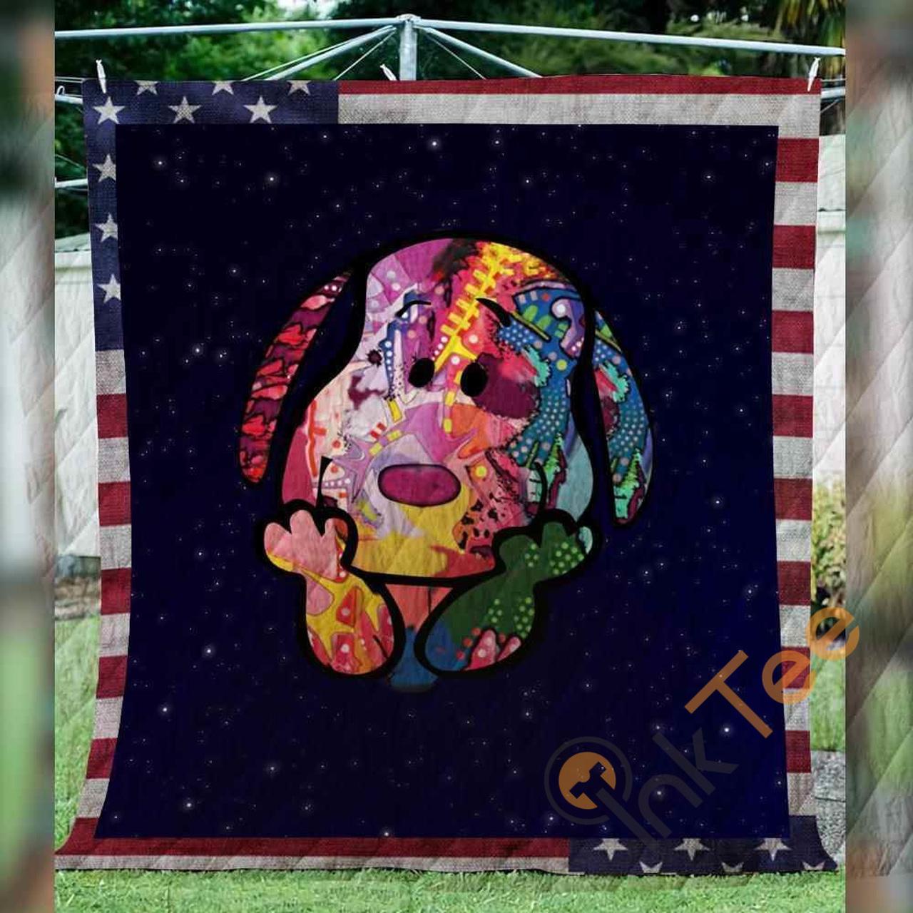Snoopy America V1 Blanket TH0607 Quilt
