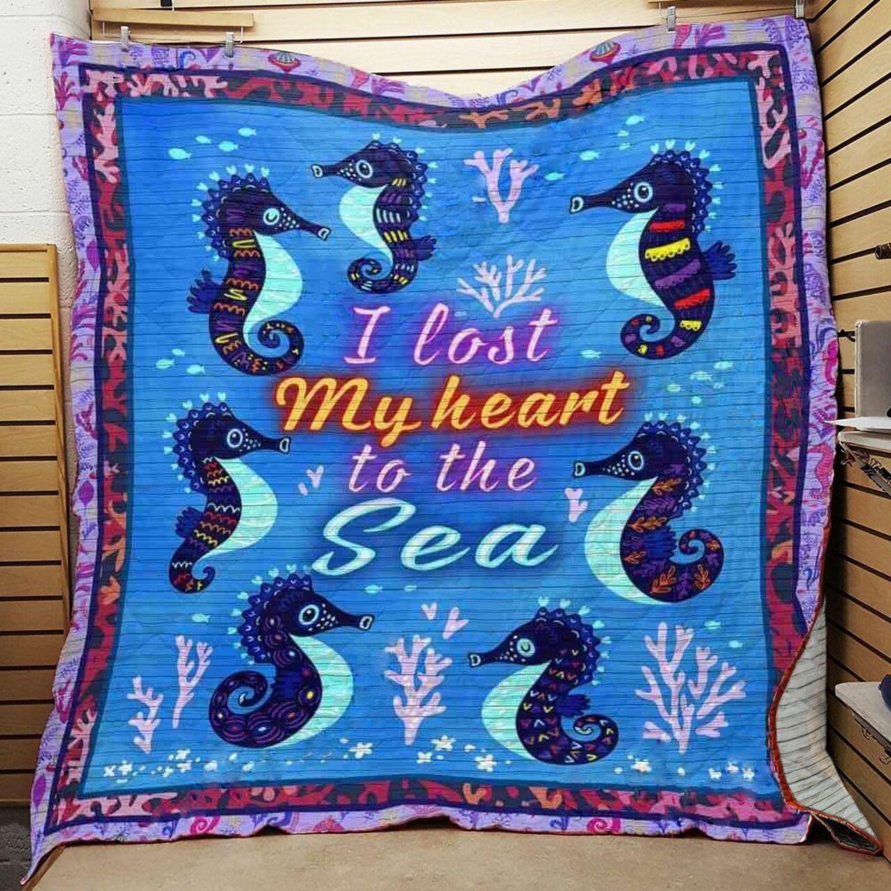 Seae It My Heart To Tea Quilt Blanket Greattomized Blanket G For Birthday C Thgiving