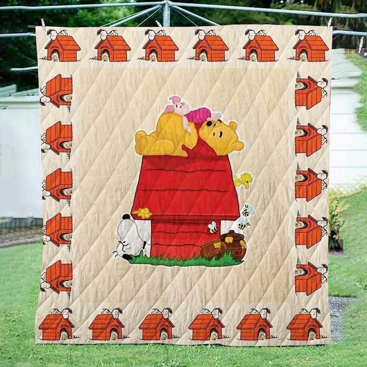Snoopy e V1 Blanket Th0607 Quilt