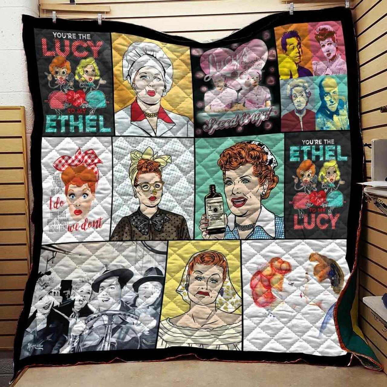 I Love Lucy Blanket Th10072019 Quilt
