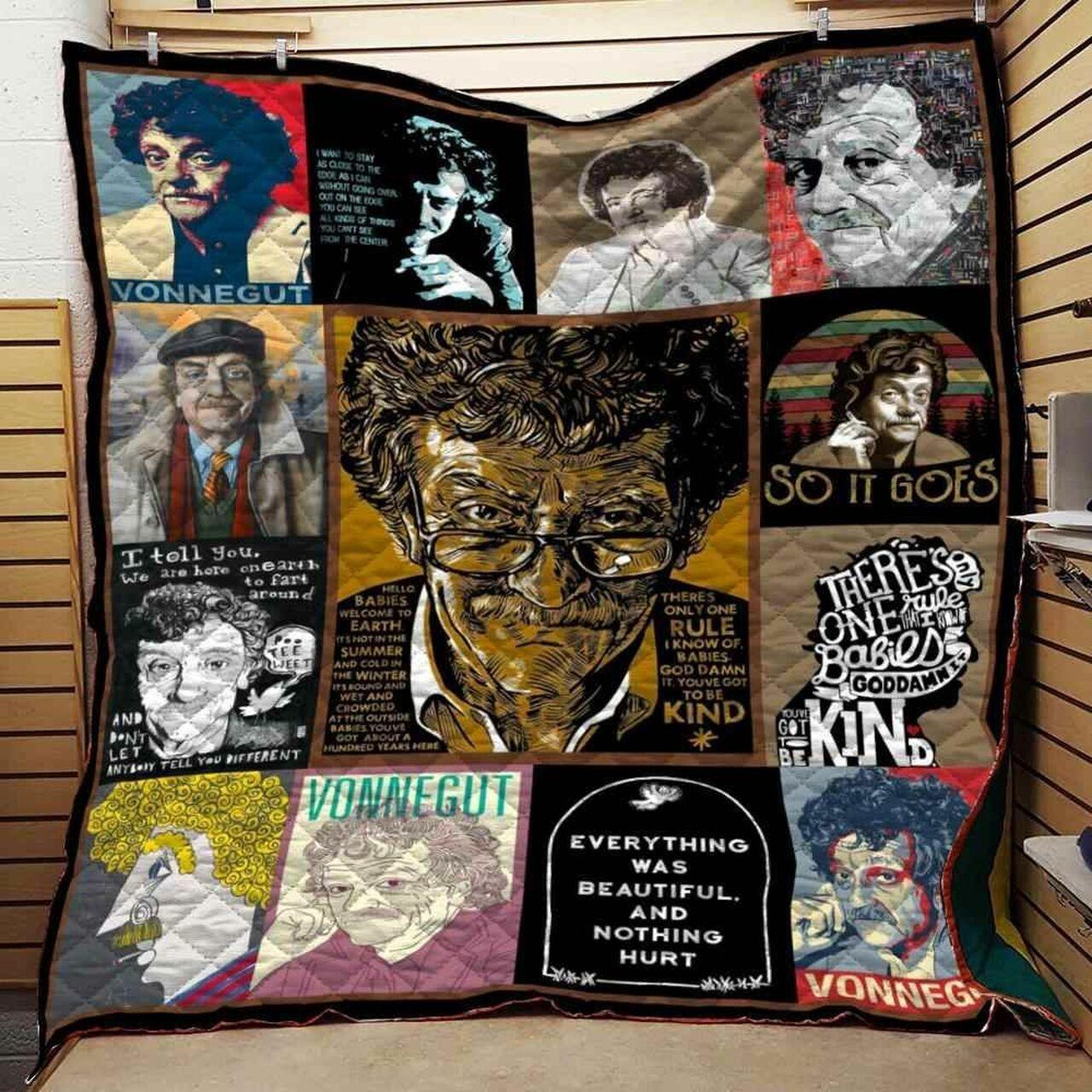 Kurt Vonnegut Qu Blanket Th0907 Quilt