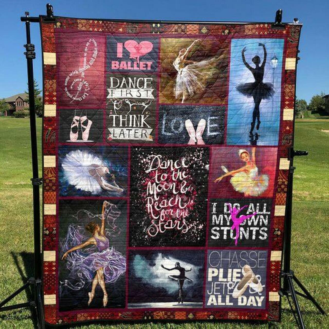 Dance To The Moon Quilt Blanket Tm99 Quilt