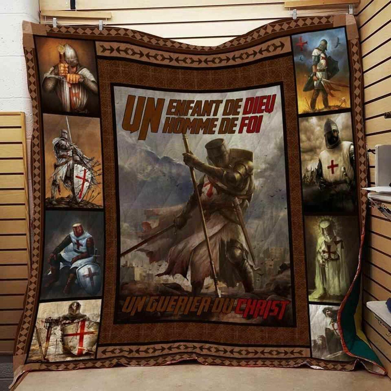 Knight Templar Ct French Blanket Th0907 Quilt
