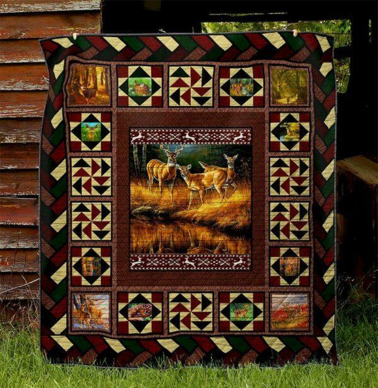 River Quilt Blanket Quilt