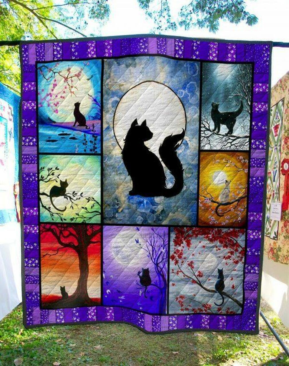 Cool Catsiomething Quilt Blanket Quilt