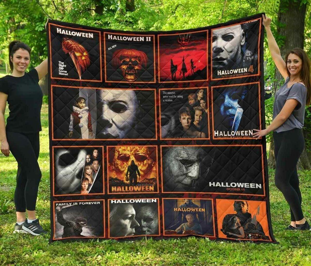 Halloween Blanket Th1607 Quilt
