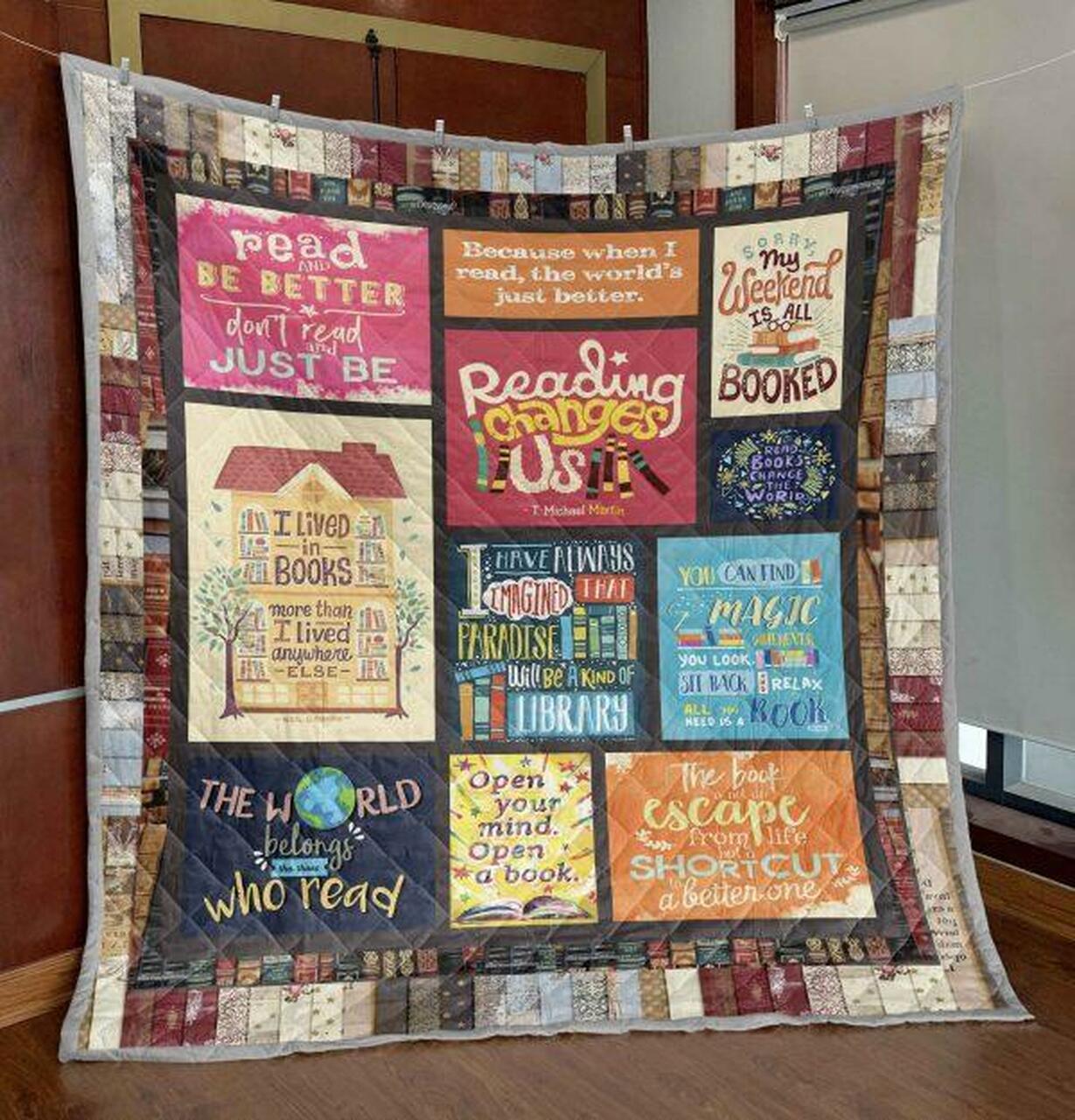Reading Cha Us Quilt Blanket Th19 Quilt