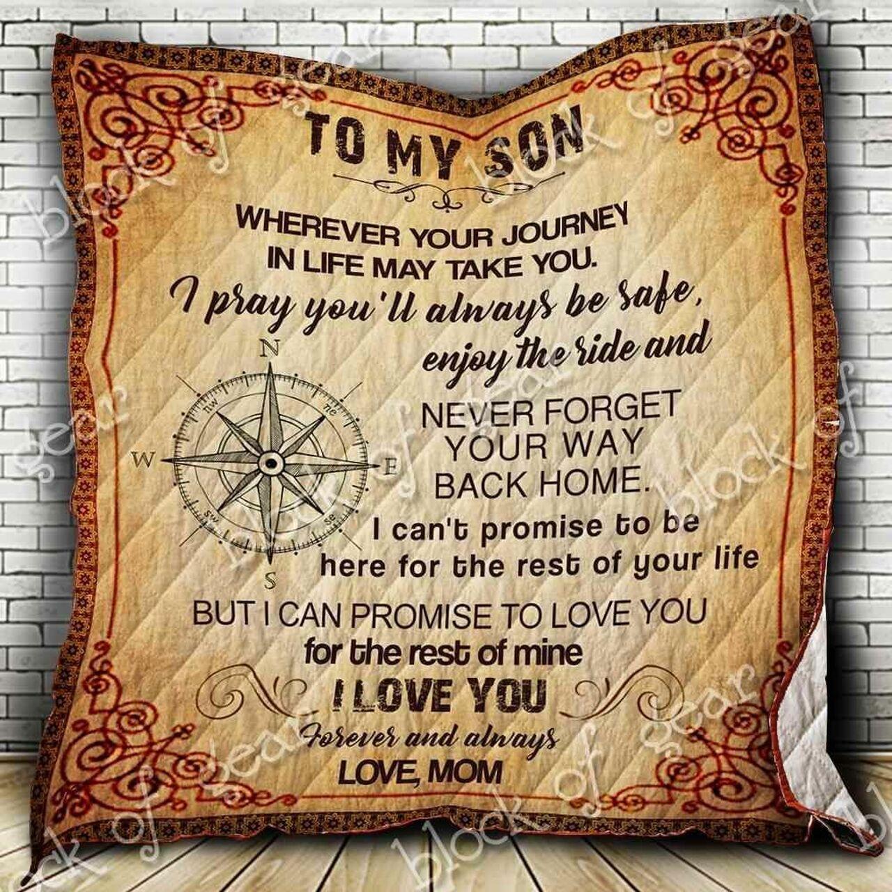 To on Never Forget Your Way Back Home Blanket Kc1707 Quilt