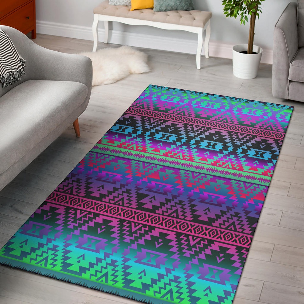 Native American Rug, Native Rugs, Pattern Color Native Area Rug