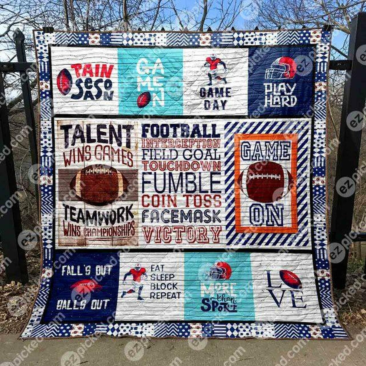 Eleep Block Repeat Quilt Blanket Ypm0 Quilt