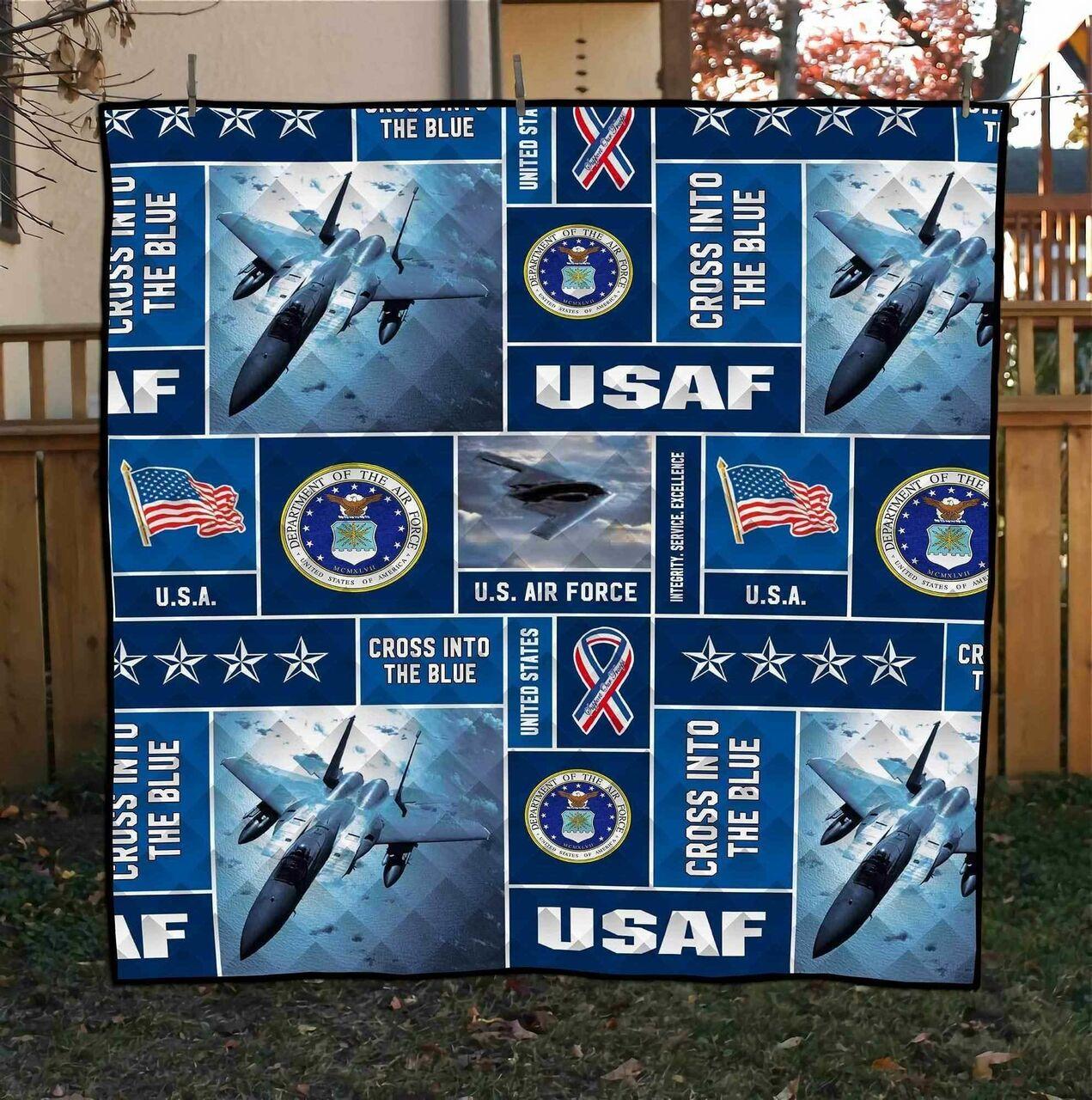 Us Air Force 1 Blanket Th0807 Quilt