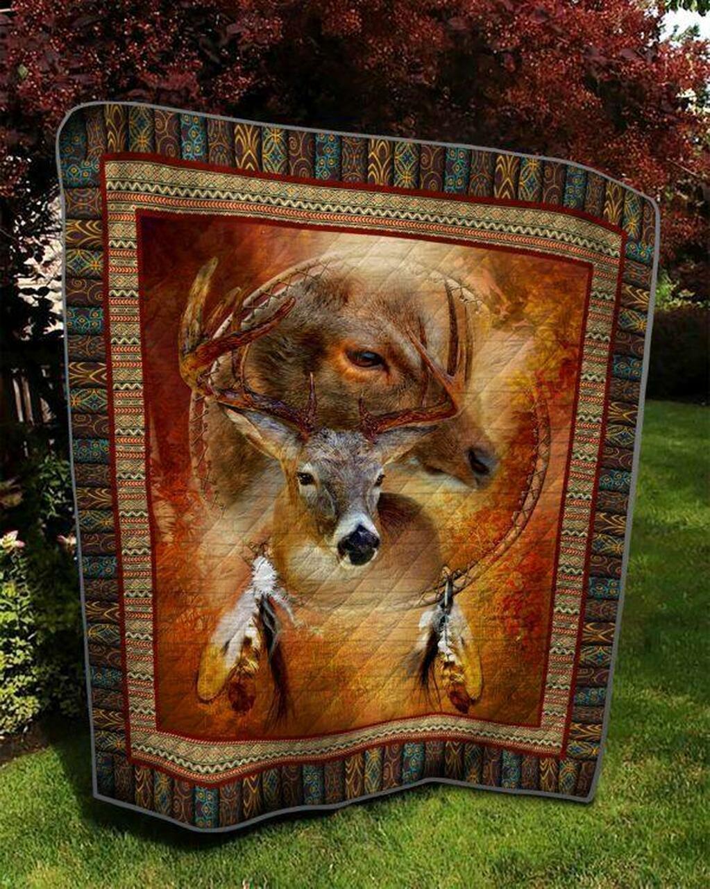 King Deer Quilt Blanket Quilt