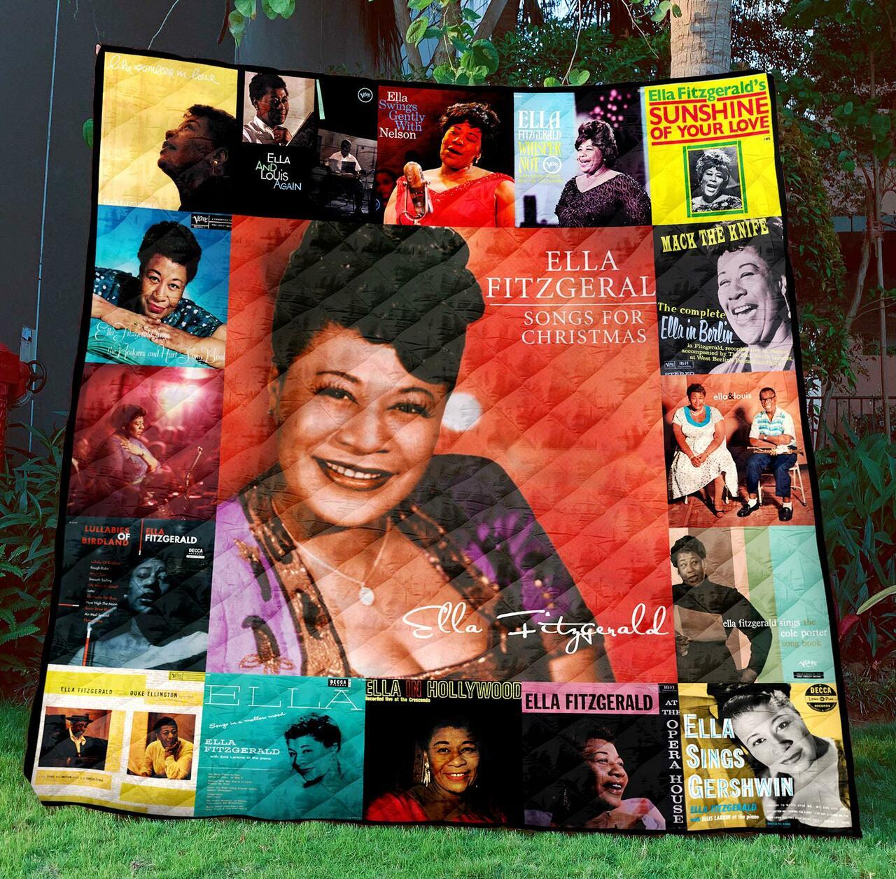 Elfi Tml310706 Ella Fitzgerald Quilt Blanket Quilt