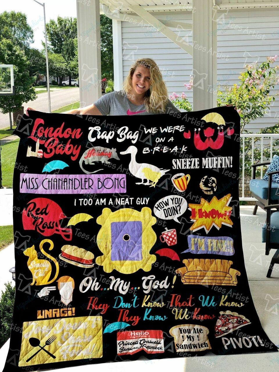 Fri how Quilt Blanket 01928